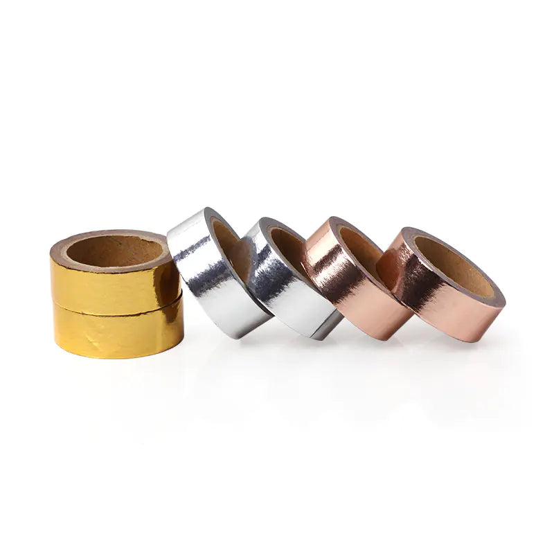 15mmx5m Bronzing Pure Color Decorative Tape (1 Piece)