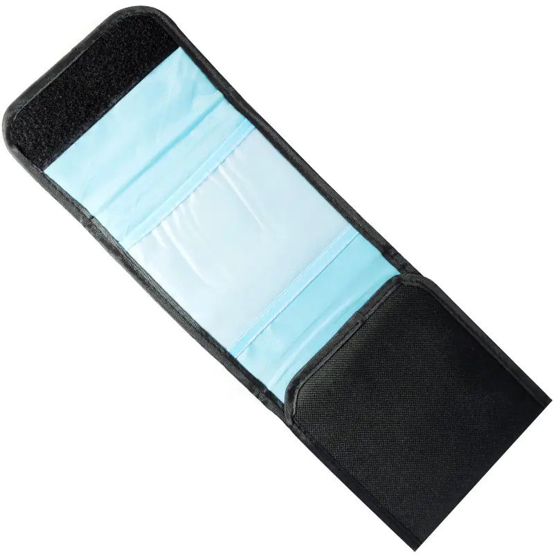 3-Pack Black Square Filter Storage Bag for DSLR Lenses