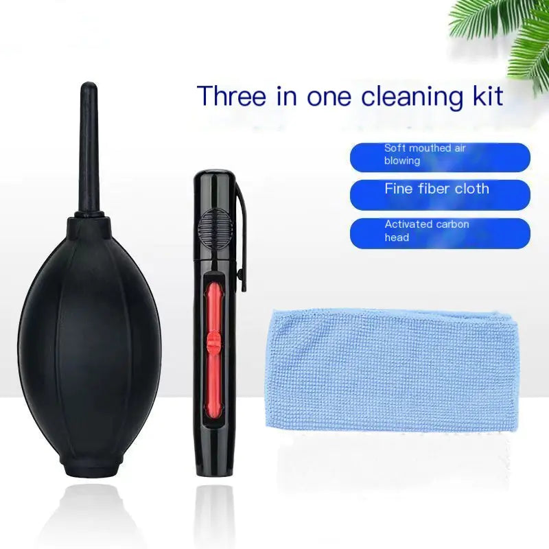 3-in-1 Cleaning Kit for DSLR with Air Blower