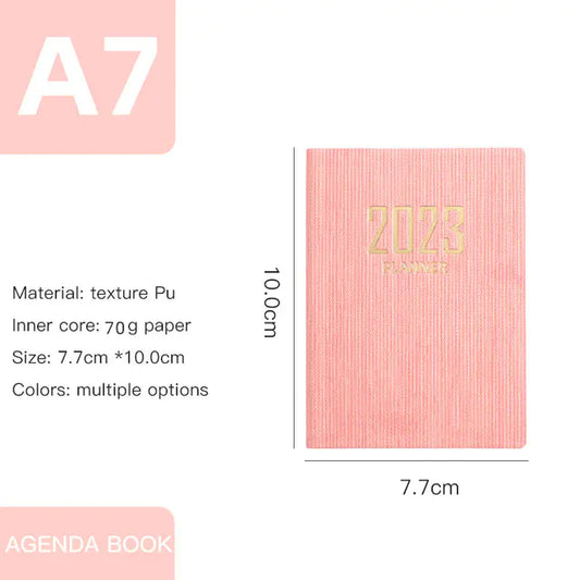 A7 Ultralight Portable English Calendar