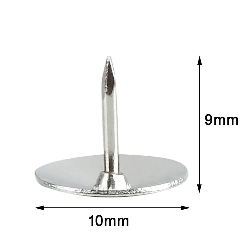 400-Piece Metal Push Pins in Gold and Silver