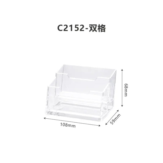 Acrylic Business Card Holder with Creative Design