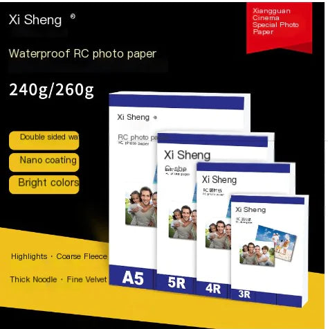 A4 High Gloss Photo Paper, Waterproof, 240g, Wholesale