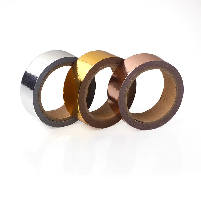 15mmx5m Bronzing Pure Color Decorative Tape (1 Piece)
